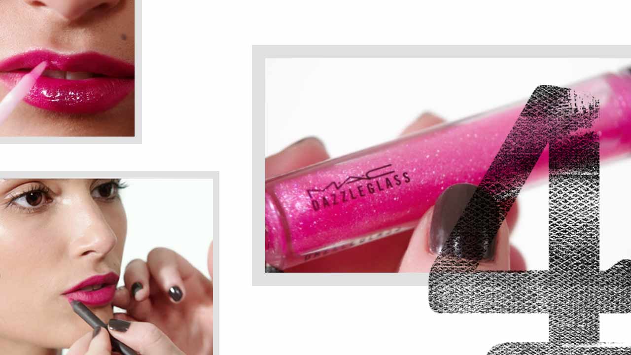 אומנות ברגע:<br> מקסימום ברק על השפתיים 