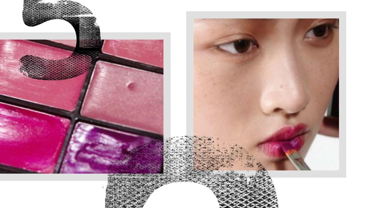 אומנות ברגע -<br> שפתיים בשני גוונים