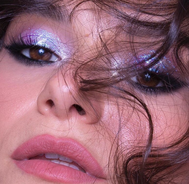 Lilac Eyeshadow Makeup Look